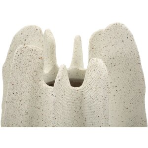 Vase "Ester" Mauro Ferretti, design sculptural organique, Ø23x50 cm