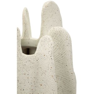 Vase "Ester" Mauro Ferretti, design sculptural organique, Ø23x50 cm