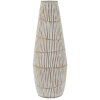 Vase "Hanoi" Mauro Ferretti, blanc mat, Ø17x47 cm