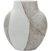 Vase "Ho Chi Minh" Mauro Ferretti, blanc mat, design sculptural moderne