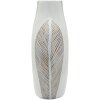 Vase "Ho Chi Minh" Mauro Ferretti, blanc mat, design sculptural moderne