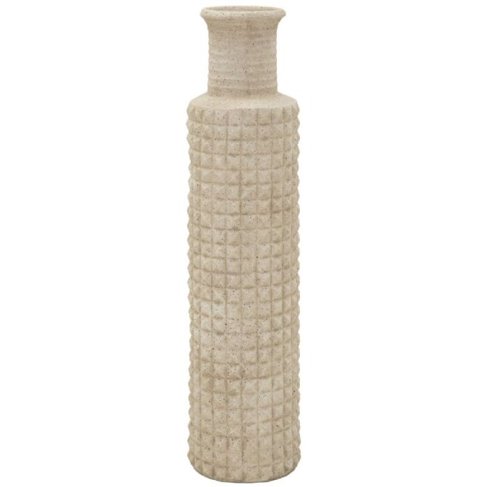 Vase extérieur Mauro Ferretti "Sand" beige Ø24,5x97 cm