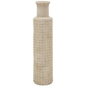Vase extérieur Mauro Ferretti "Sand" beige Ø24,5x97 cm