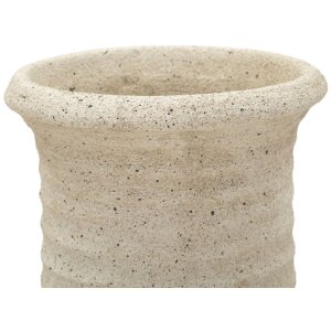 Vase extérieur Mauro Ferretti "Sand" beige Ø24,5x97 cm
