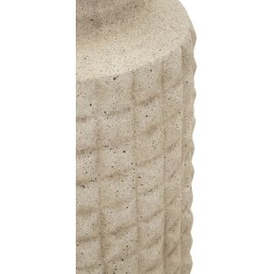 Vase extérieur Mauro Ferretti "Sand" beige Ø24,5x97 cm