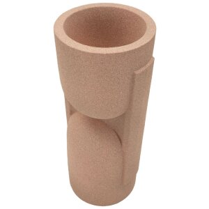 Support de pot de fleurs extérieur "Nui" Mauro Ferretti 38x36x91 cm Rouge