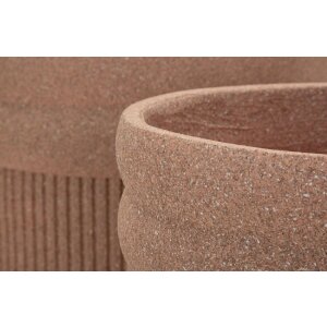 Kit de 3 cachepots COLOMBIA Mauro Ferretti - Rouge