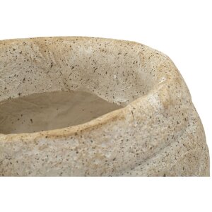 Vase coquille de mer beige Mauro Ferretti 33x19x23cm