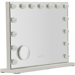 Miroir de table Hollywood LED Mauro Ferretti 55x14x43 cm...