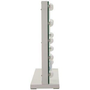 Miroir de table Hollywood LED Mauro Ferretti 55x14x43 cm Blanc