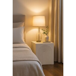 Mauro Ferretti Beistelltisch ARC Creme 40.5x40.5x50.5cm