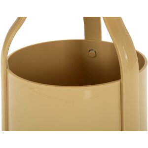 Mauro Ferretti Beistelltisch Iris Creme Ø44x43 cm Kunststoff