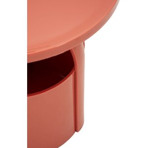 Table dappoint Mauro Ferretti Iris Rouge Ø44x43 cm
