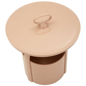 Table d’appoint Mauro Ferretti Iris Rose Ø44x43 cm