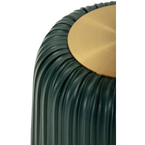 Table dappoint Mauro Ferretti Egle Vert/Or Ø40x55 cm