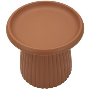 Table basse Mauro Ferretti Geax Rouge Ø50x45 cm