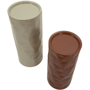 Mauro Ferretti Beistelltisch Set Norimberga Ø30x70 27x60 cm Metall