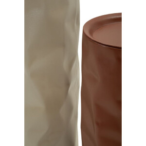 Mauro Ferretti Beistelltisch Set Norimberga Ø30x70 27x60 cm Metall