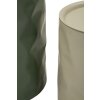 Set de tables dappoint Mauro Ferretti Norimberga 2 pièces métal blanc vert
