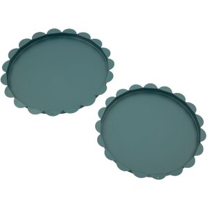 Ensemble de 2 plateaux Saturno Ottanio Mauro Ferretti, Ø33/27,5 cm