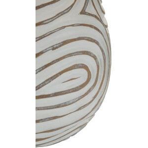 Mauro Ferretti Tischlampe Oblix Ø35x55 cm Polyresin Eisen Stoff