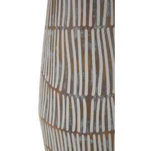 Mauro Ferretti Tischlampe Hanoi Ø35x69,5 cm Polyresin Eisen Stoff