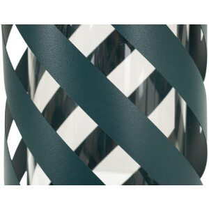 Mauro Ferretti Laterne Saturno Ottanio Twist Ø23x43 cm Metall Glas