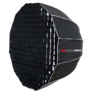 Octabox parabolique Falcon Eyes 60 cm UOB-60HC avec grille alvéolaire