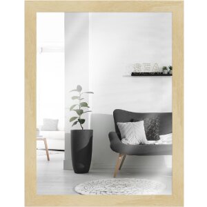 Miroir mural H980 naturel 24x30 cm — cadre bois...