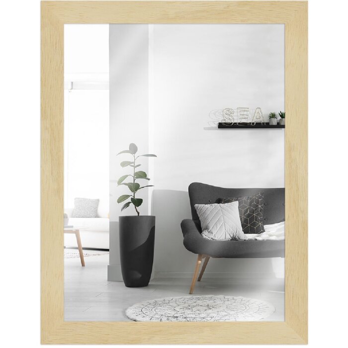 Miroir mural MendeFrames H970 bois naturel 20x30 cm