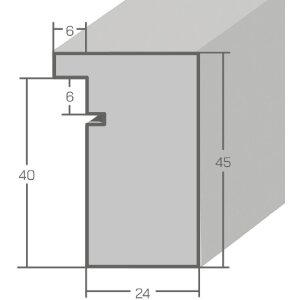 Cadre photo bois MendeFrames H970 noir moucheté 30x90 cm verre anti-reflet