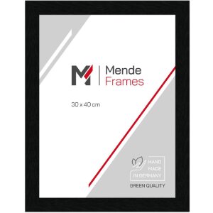 Cadre photo bois MendeFrames H970 noir veiné 40x50...