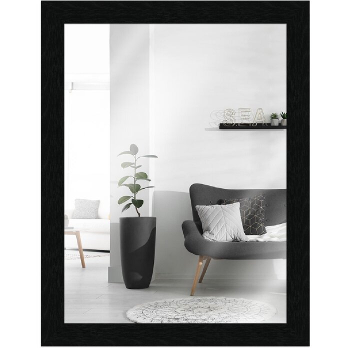 Miroir mural MendeFrames H970 noir moucheté 50x75 cm