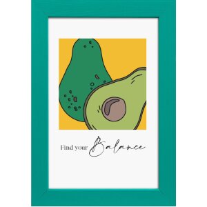 Cadre photo Goldbuch Lunaro – bois, profil plat, 3 tailles, verre