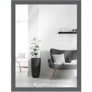 Miroir MendeFrames Série H960 gris 20x30 cm bois...