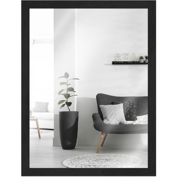 Miroir MendeFrames Série H960 noir moucheté 30x45 cm