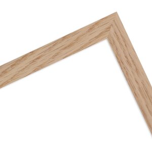 Cadre photo en bois MendeFrames 960 chêne 30x90 cm verre artificiel