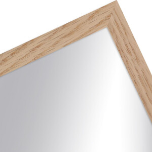Miroir MendeFrames série H960 chêne naturel bois massif 40x50 cm