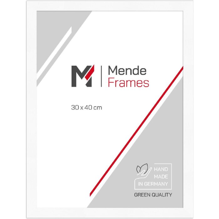 Cadre photo MendeFrames 42x59,4 cm blanc moucheté verre clair