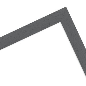 Cadre photo bois MendeFrames 960 gris 45x60 cm verre artistique