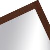 Miroir mural H960 en noyer 70x90 cm cadre bois massif
