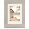 Cadre Photo Cottage en Bois Optique Shabby - 4 Couleurs