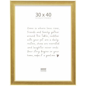 Cadre photo Deknudt S244 en polystyrène bois avec verre dépoli