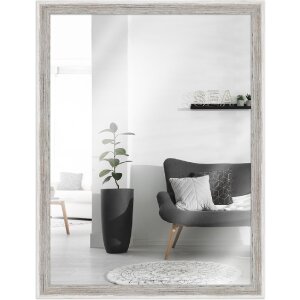 Miroir mural plage vintage 30x40 cm blanc MendeFrames
