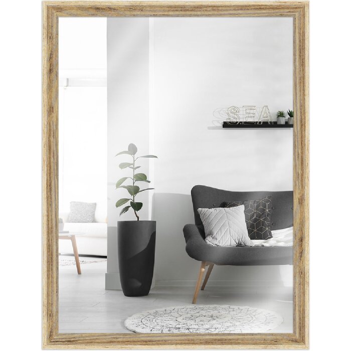 Miroir mural H790 Maison de plage 28x35 cm nature MendeFrames