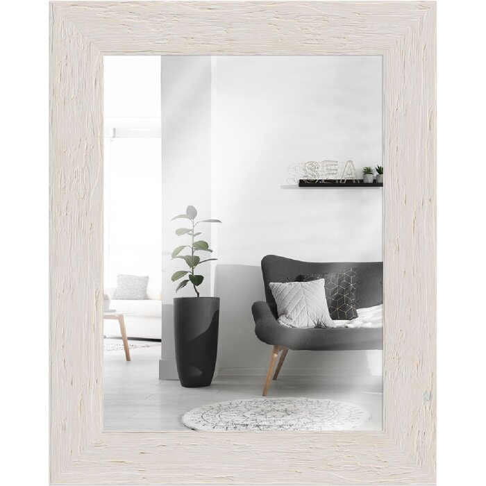 Miroir mural MendeFrames H780 Maison de plage 20x60 cm blanc
