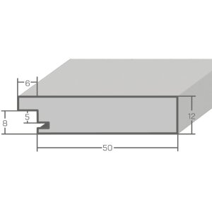 Cadre photo bois chêne MendeFrames 60x90 cm verre musée