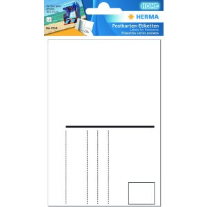 herma Étiquettes pour cartes postales 9,5x14,5 cm blanc 10 pièces