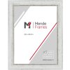 Cadre photo MendeFrames H690 Vintage 13x18 cm blanc verre artistique