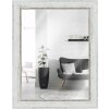 Miroir mural vintage MendeFrames 50x70 cm blanc